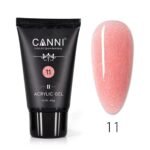 פוליג'ל קאני ורוד אפרסק נצנץ 11 | CANNI POLYGEL